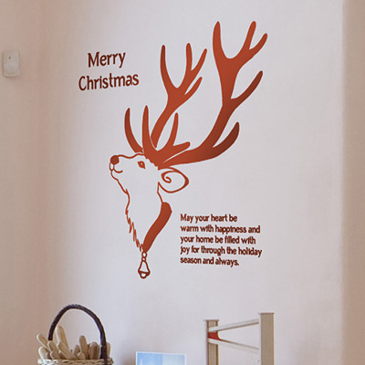 [나무자전거] 그래픽스티커[DB] 크리스마스사슴, 나무자전거