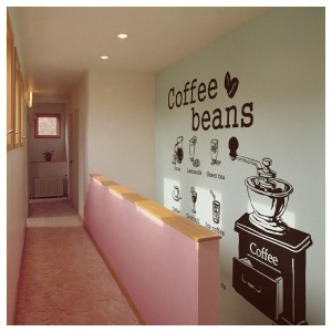나무자전거 그래픽스티커im016-Coffee beans(대형), 나무자전거