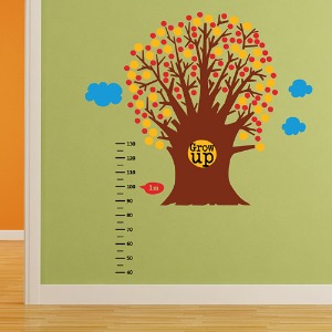 [나무자전거] 그래픽스티커[DB] 키재기나무(나무1그루), 나무자전거