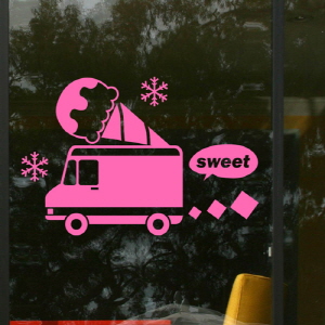 [나무자전거]그래픽스티커 [GG] im208-아이스크림자동차, 나무자전거