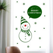 [나무자전거] 크리스마스스티커 [ahu] 루이스/눈사람, 나무자전거