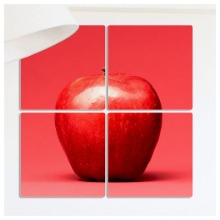 멀티액자,if479-멀티액자_새빨간사과,음식,사과,과일,채소,껍질,씨,빨간사과,풋사과,사과꼭지