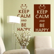 [나무자전거]그래픽스티커 [GG] cm047-Keep calm and be happy(대형), 나무자전거