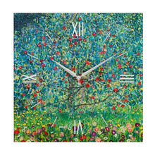 [나무자전거]디자인시계 rx 명화시계-사과나무_클림트, 나무자전거