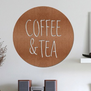 [나무자전거] 우드스티커[DB] 레터링 coffe tea A59(컬러선택나무소재입체월데코)/커피/카페, 나무자전거