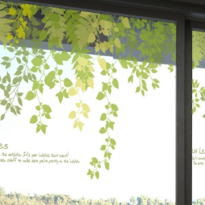 [나무자전거]고급투명유리시트지 [mk]TSC-052 행복한나뭇잎이야기02, 나무자전거