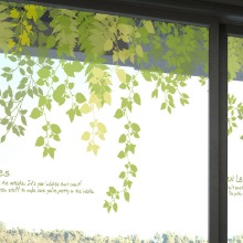 [나무자전거]고급투명유리시트지 [mk]TSC-052 행복한나뭇잎이야기02, 나무자전거